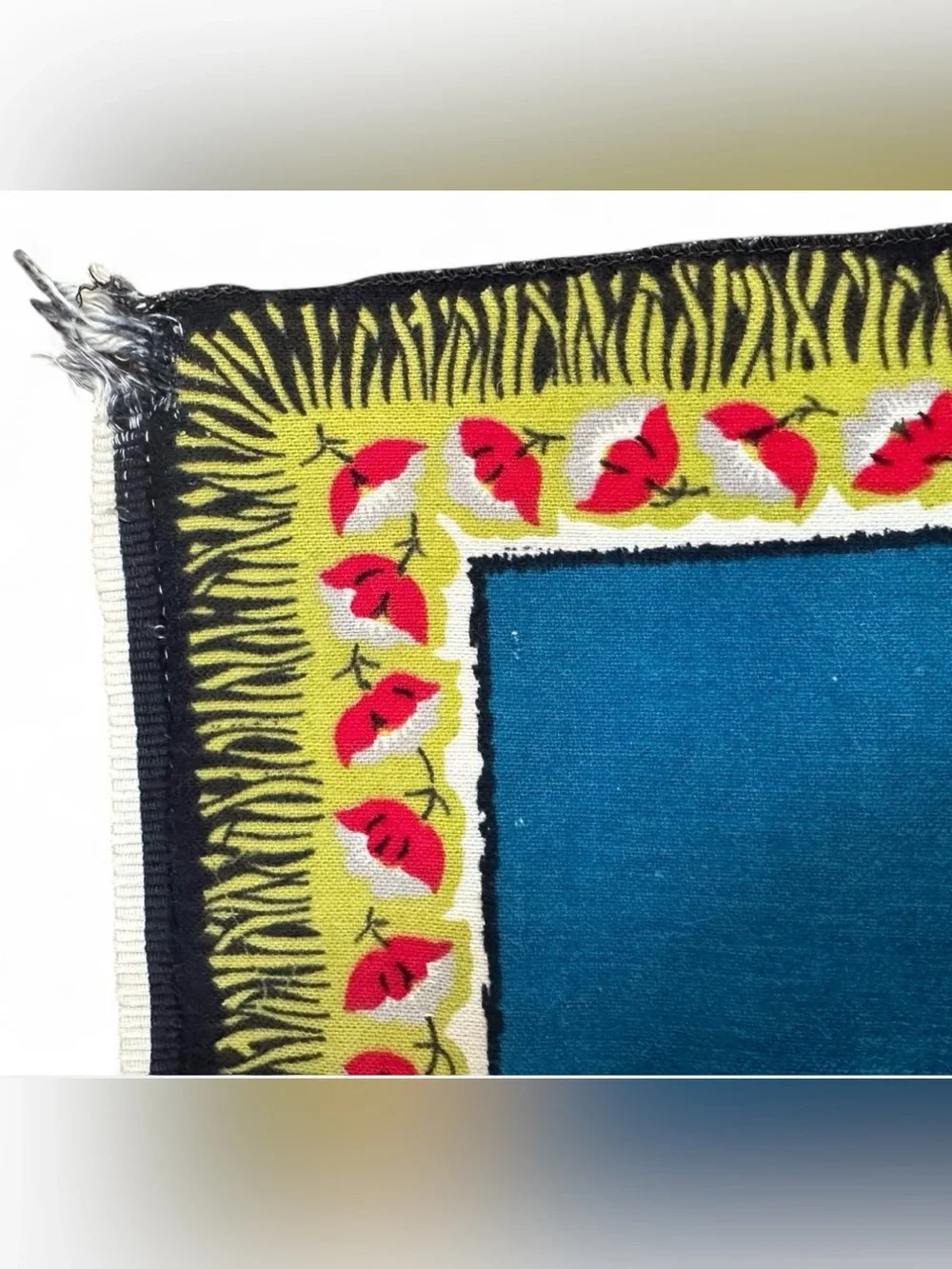 Vintage Southwestern Native American Horse Rider Woven Tapestry Wall Hanging